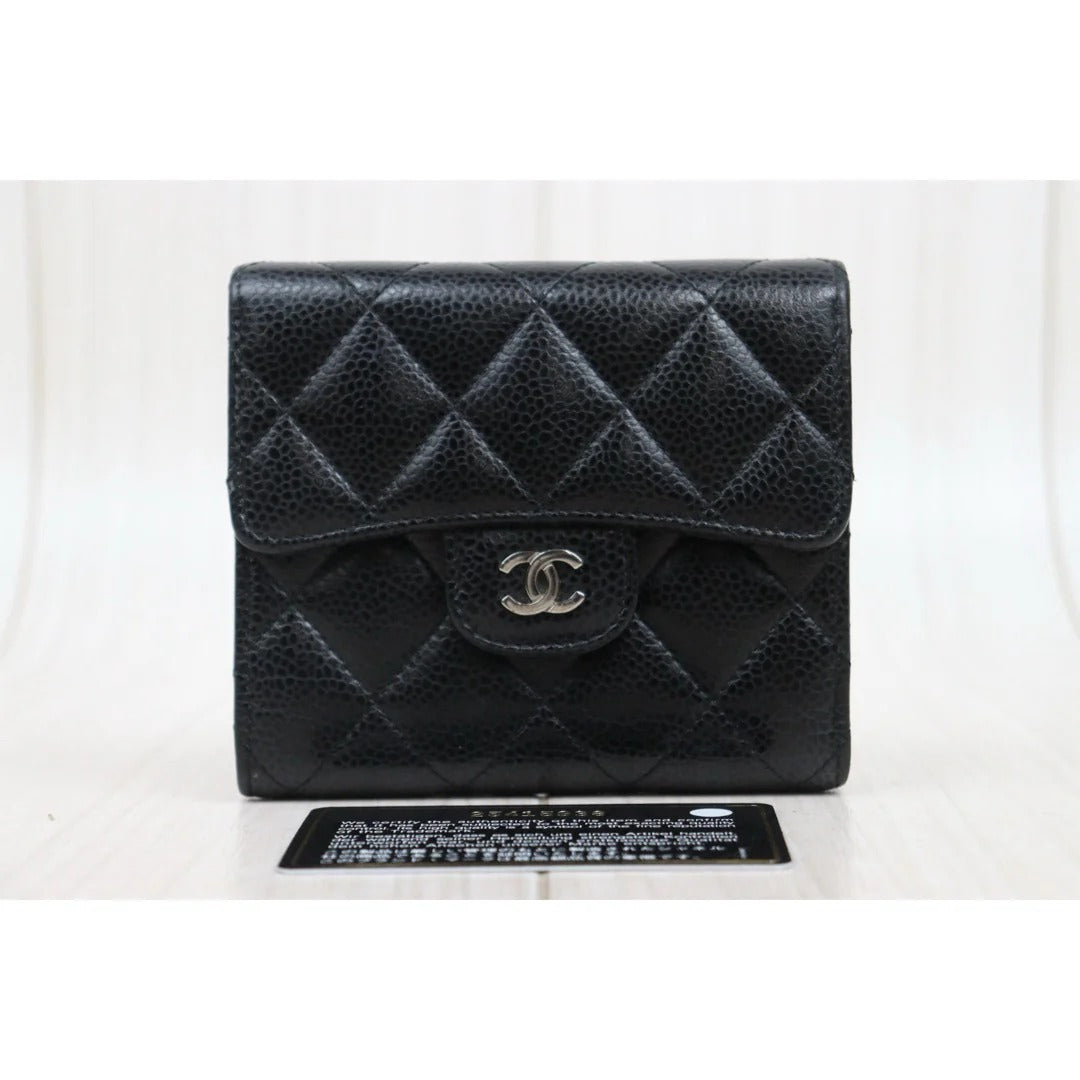 Chanel Small Flap Wallet Caviar