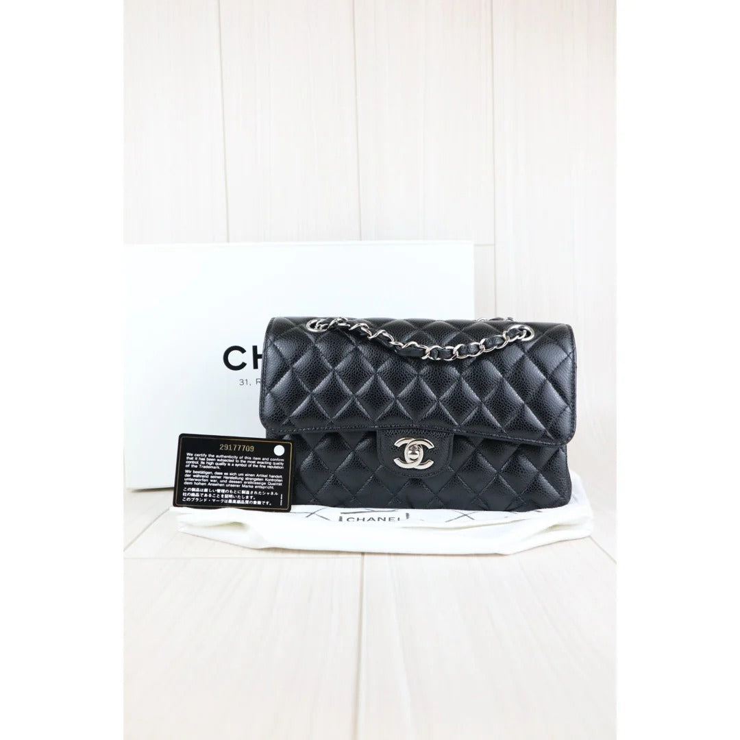Chanel Double Flap Small Caviar