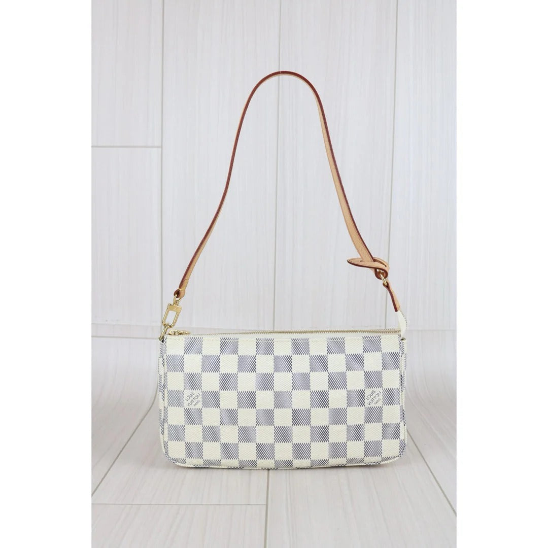Louis Vuitton	Pochette NM Damier Azur