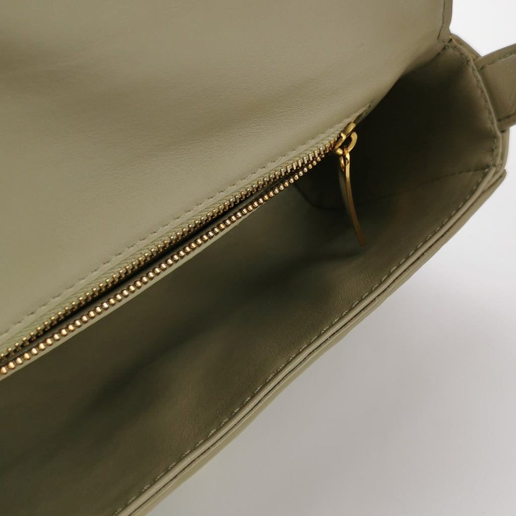 Bottega Veneta Andiamo Crossbody Travertine