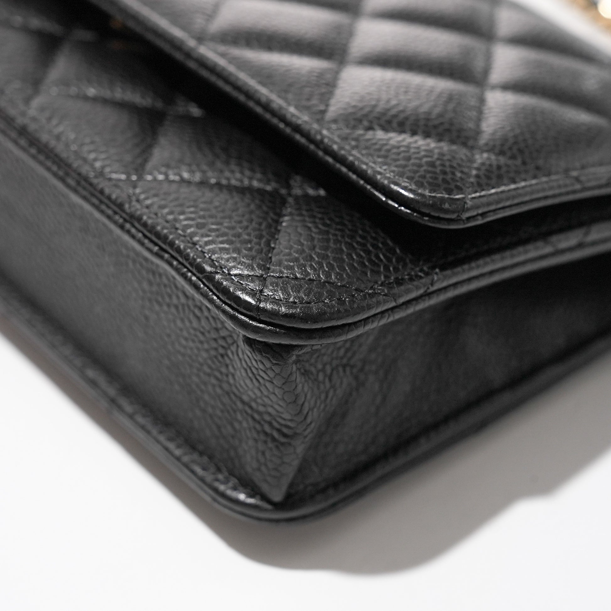 Chanel Wallet on Chain Caviar