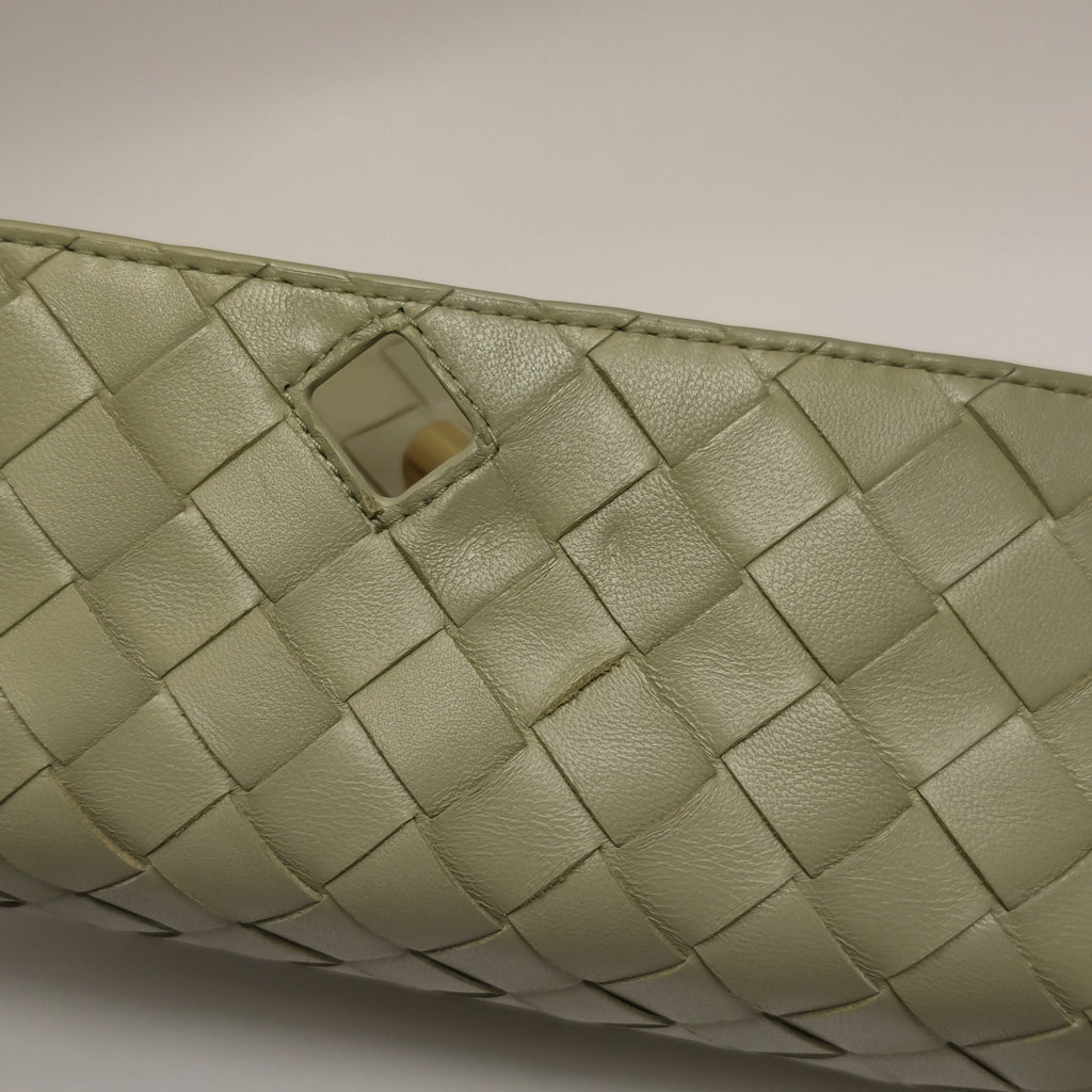 Bottega Veneta Andiamo Crossbody Travertine