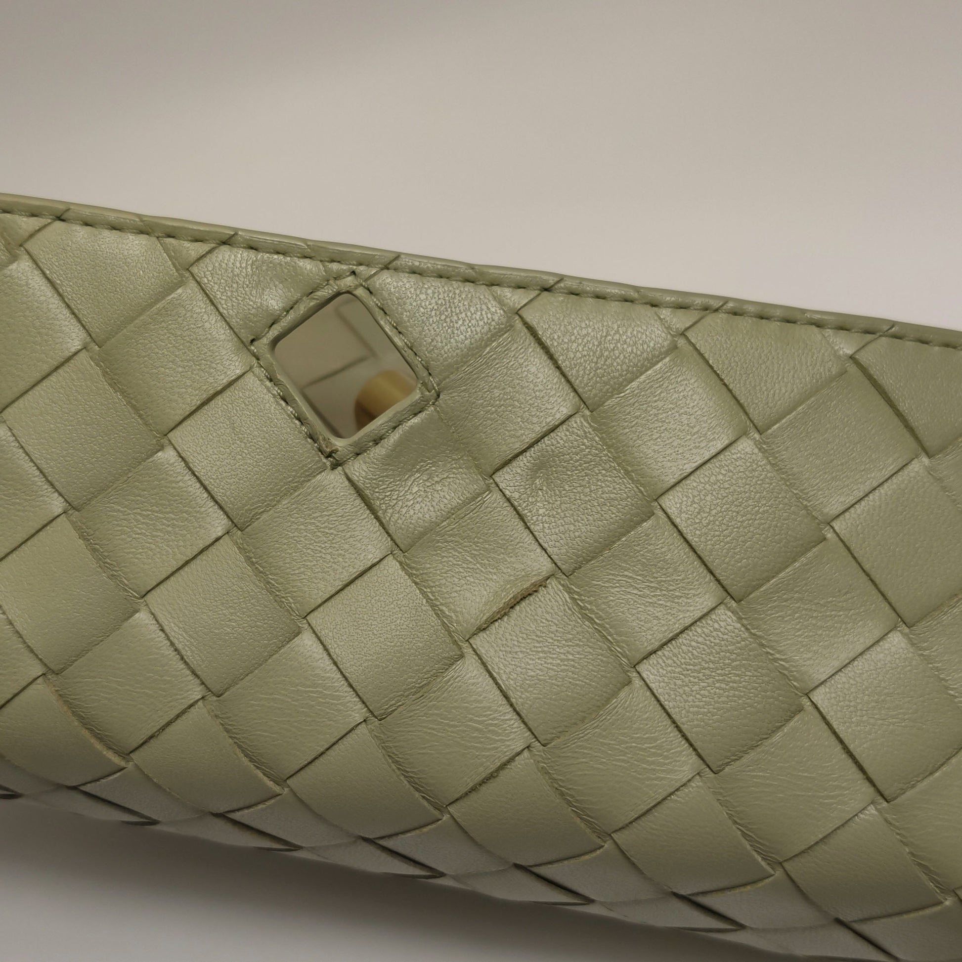 Bottega Veneta Andiamo Crossbody Travertine