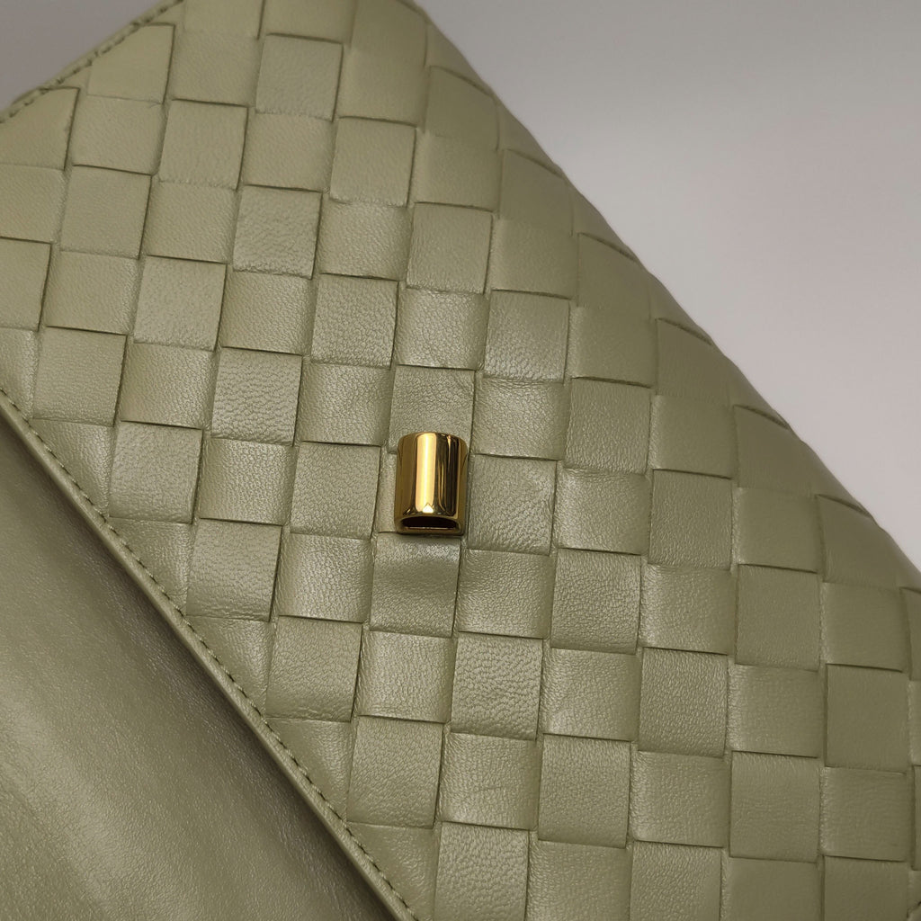 Bottega Veneta Andiamo Crossbody Travertine