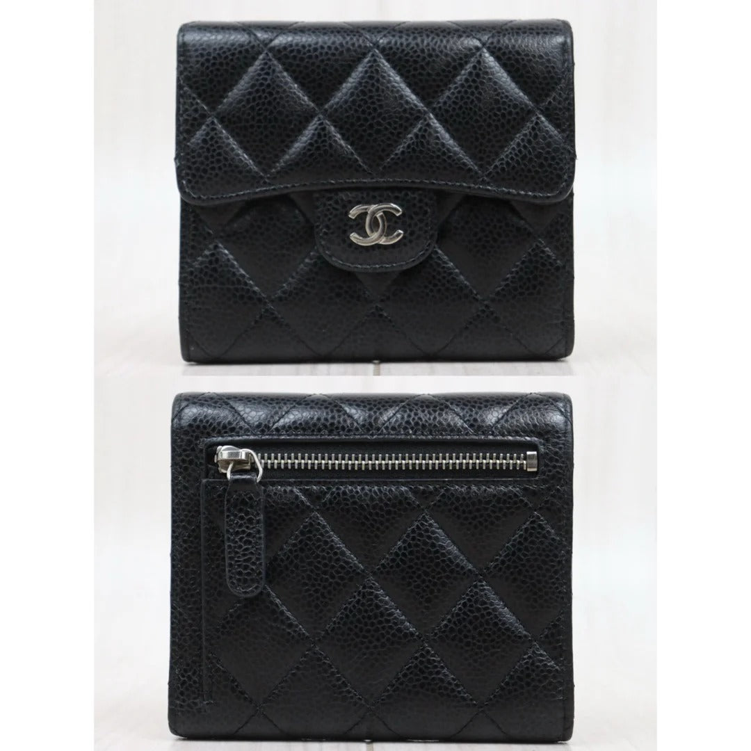 Chanel Small Flap Wallet Caviar