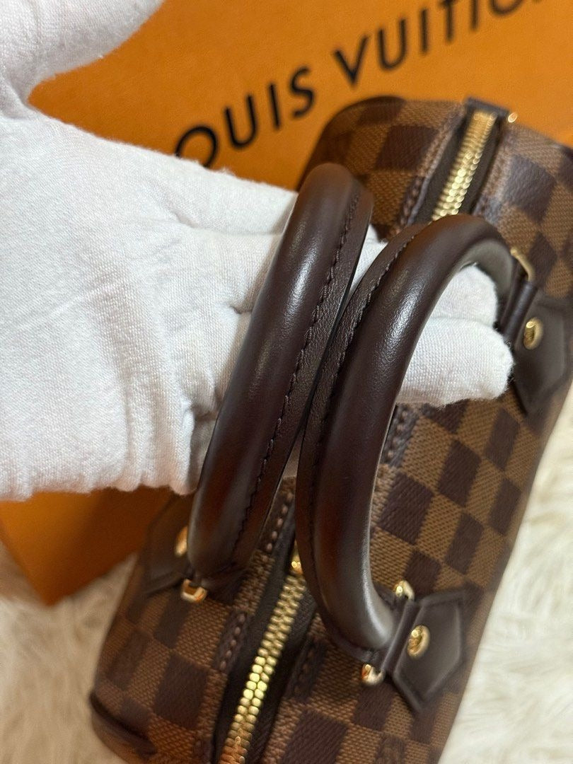Louis Vuitton Speedy 20 Bandouliere Damier Ebene