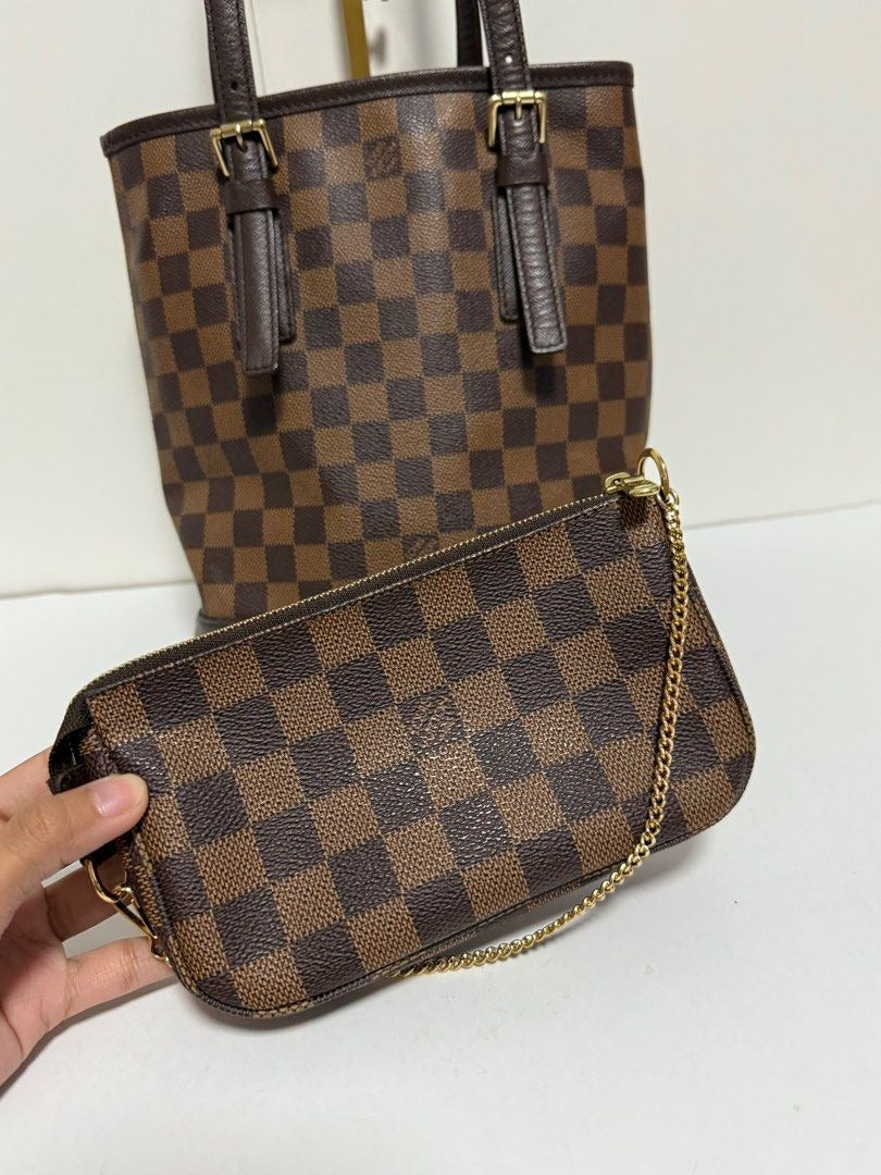 Louis Vuitton Bundle Marais Bucket + Mini Pochette