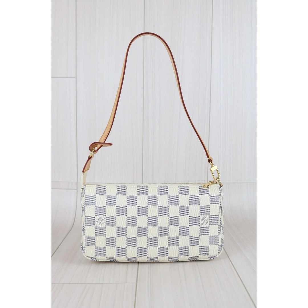 Louis Vuitton	Pochette NM Damier Azur