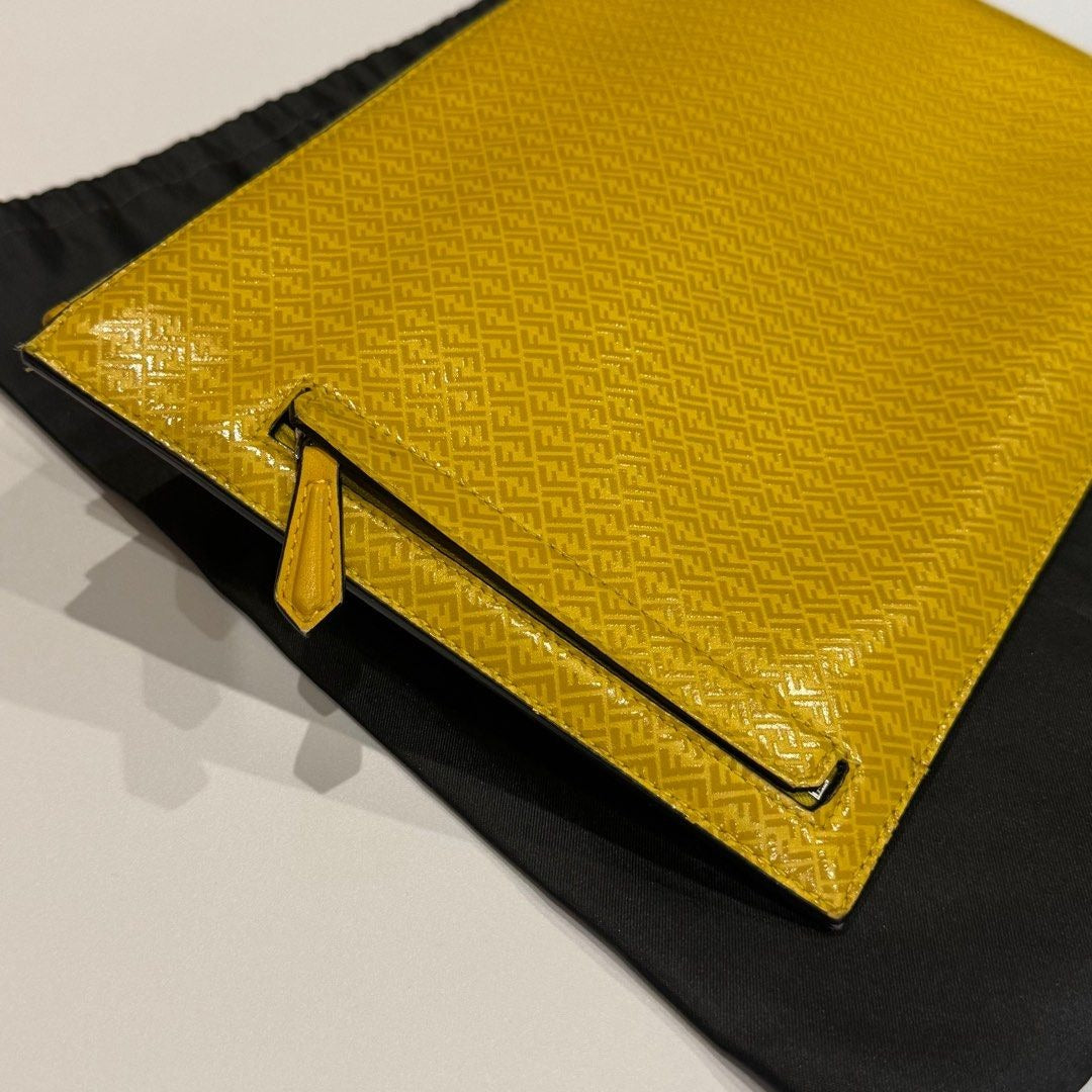 Fendi Zucchino FF Clutch