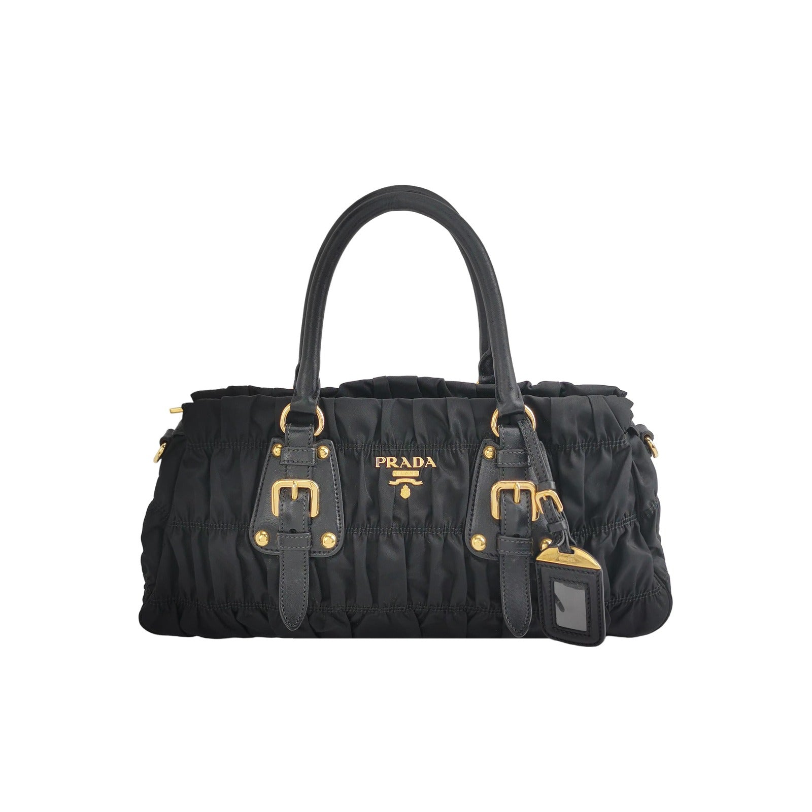 Prada Gaufre East West Shoulder Bag