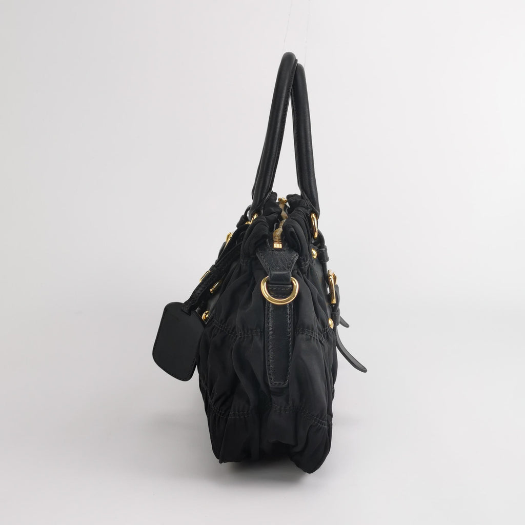 Prada Gaufre East West Shoulder Bag