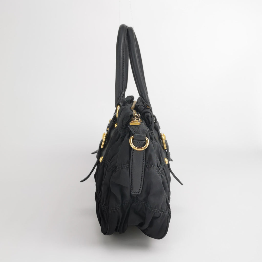 Prada Gaufre East West Shoulder Bag