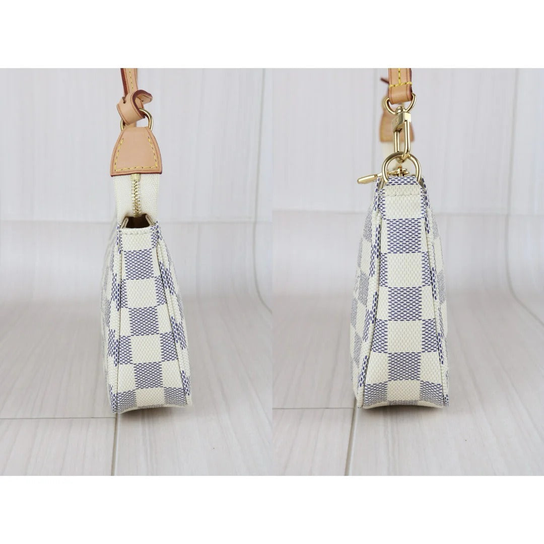 Louis Vuitton	Pochette NM Damier Azur