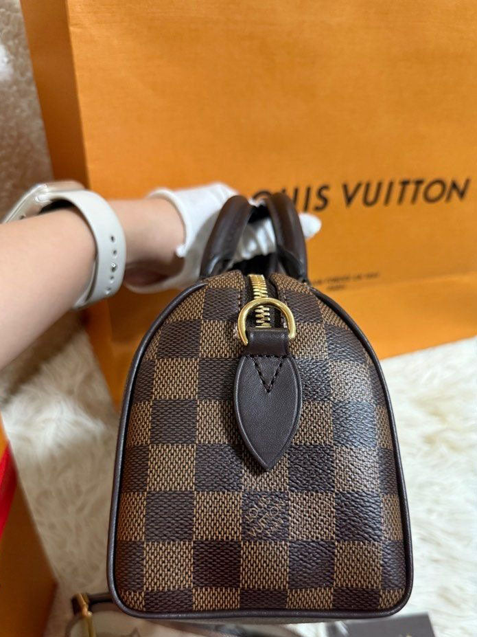 Louis Vuitton Speedy 20 Bandouliere Damier Ebene