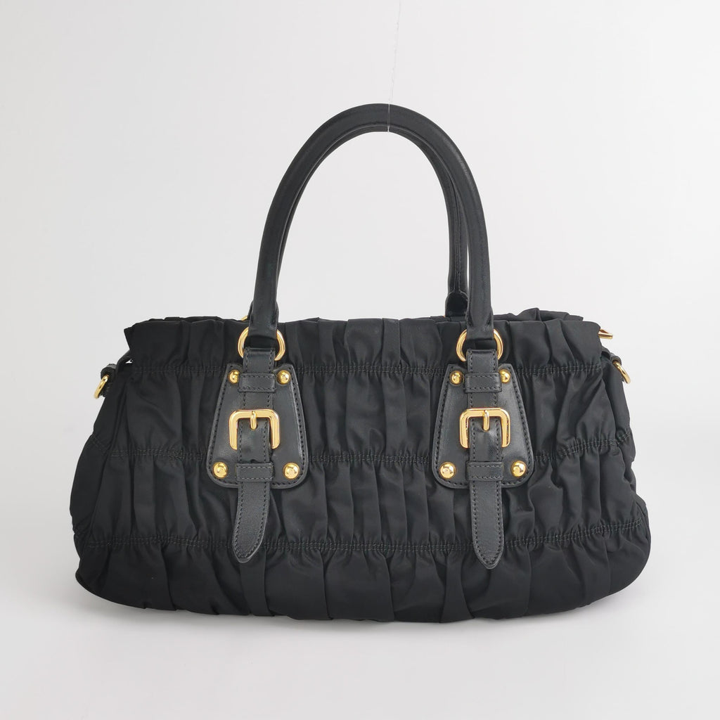 Prada Gaufre East West Shoulder Bag