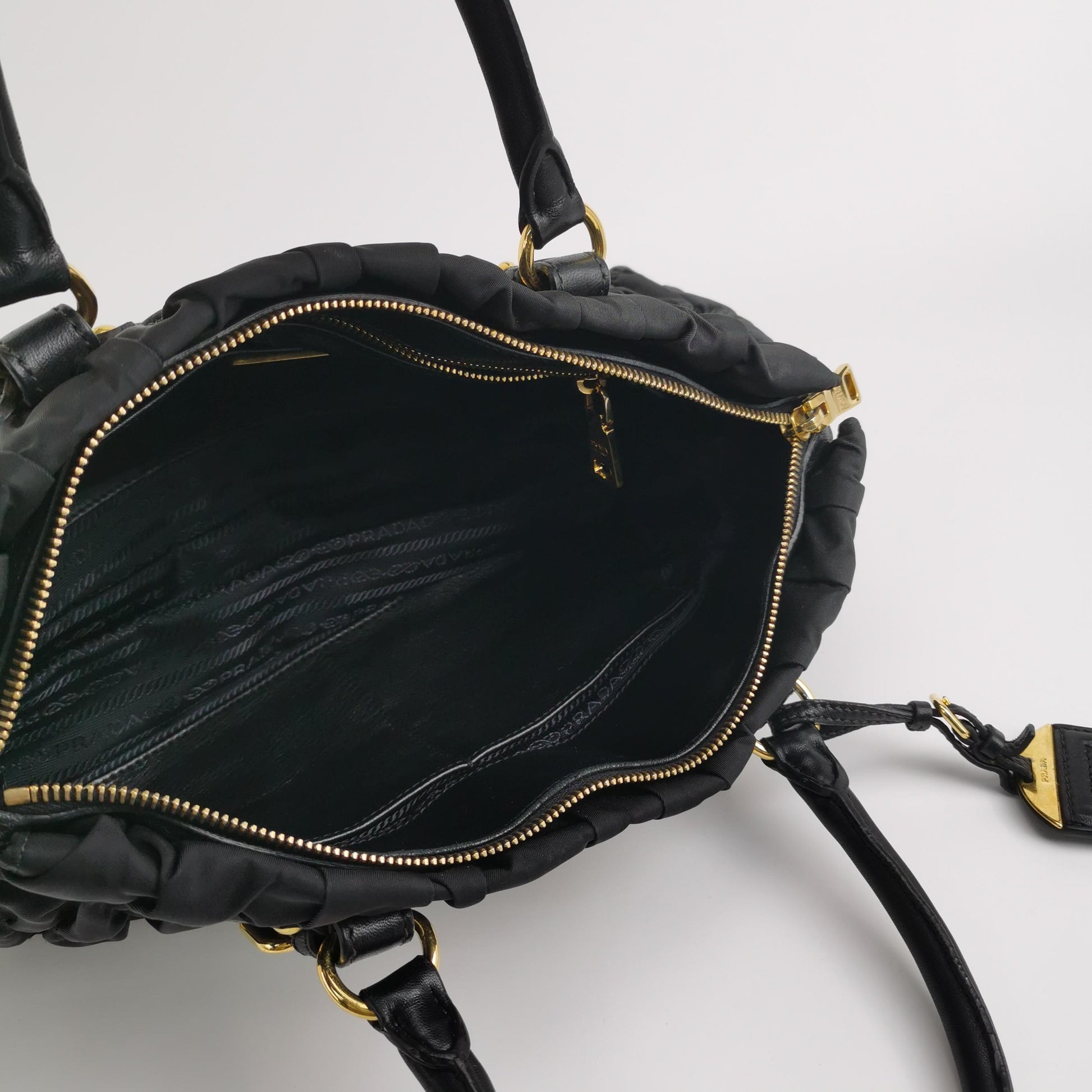 Prada Gaufre East West Shoulder Bag
