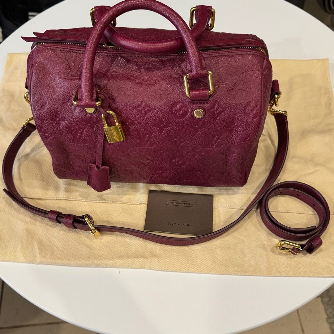 Louis Vuitton Speedy 25 Empreinte Bandouliere