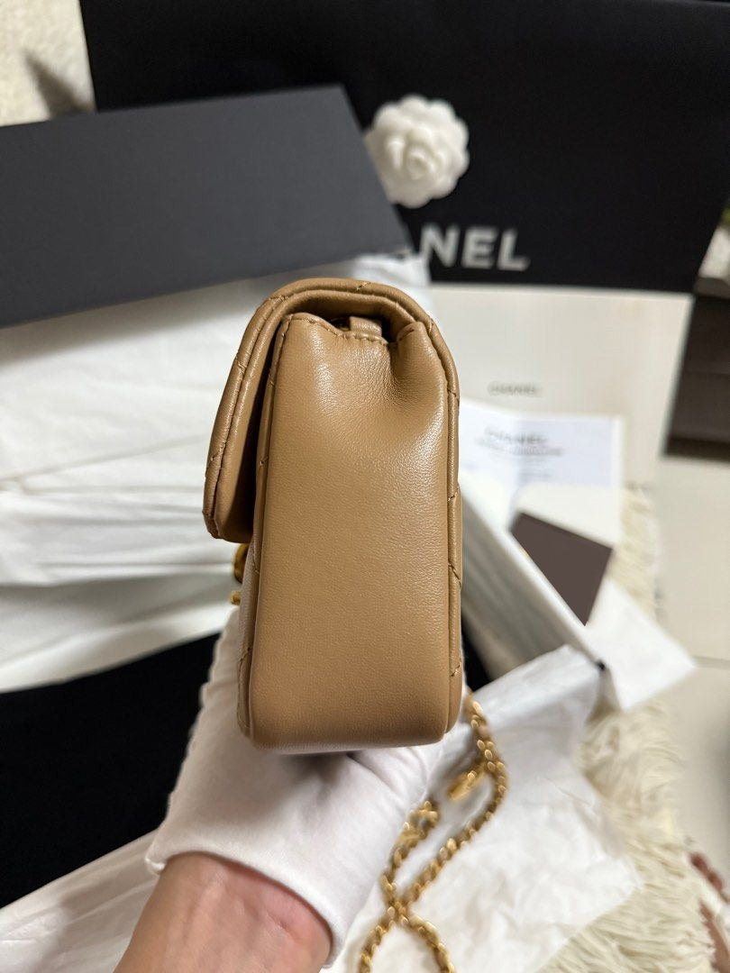 Chanel Mini Rectangle Flap Heart Charms