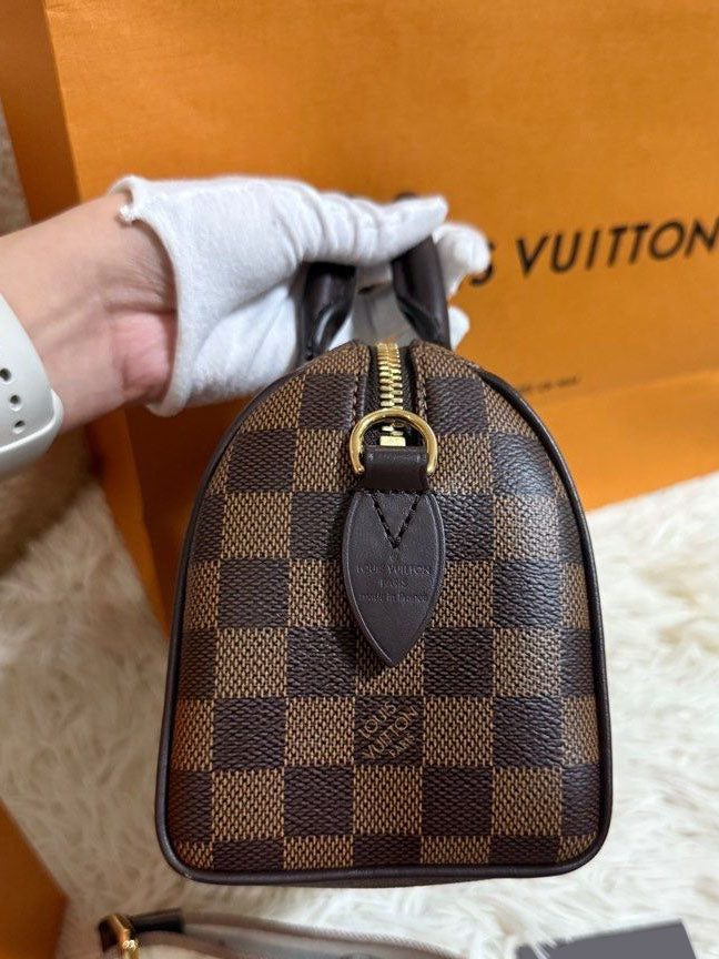 Louis Vuitton Speedy 20 Bandouliere Damier Ebene