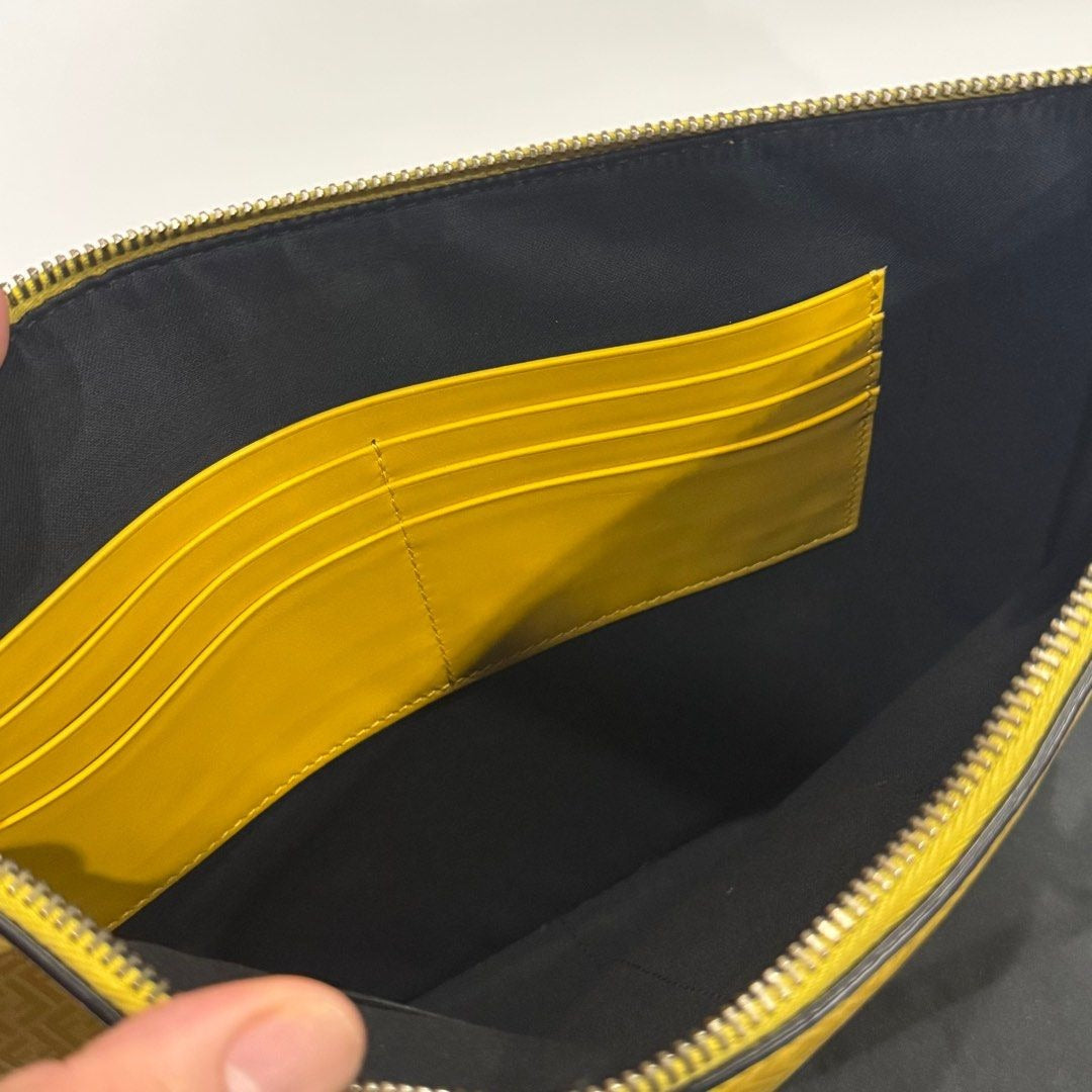 Fendi Zucchino FF Clutch