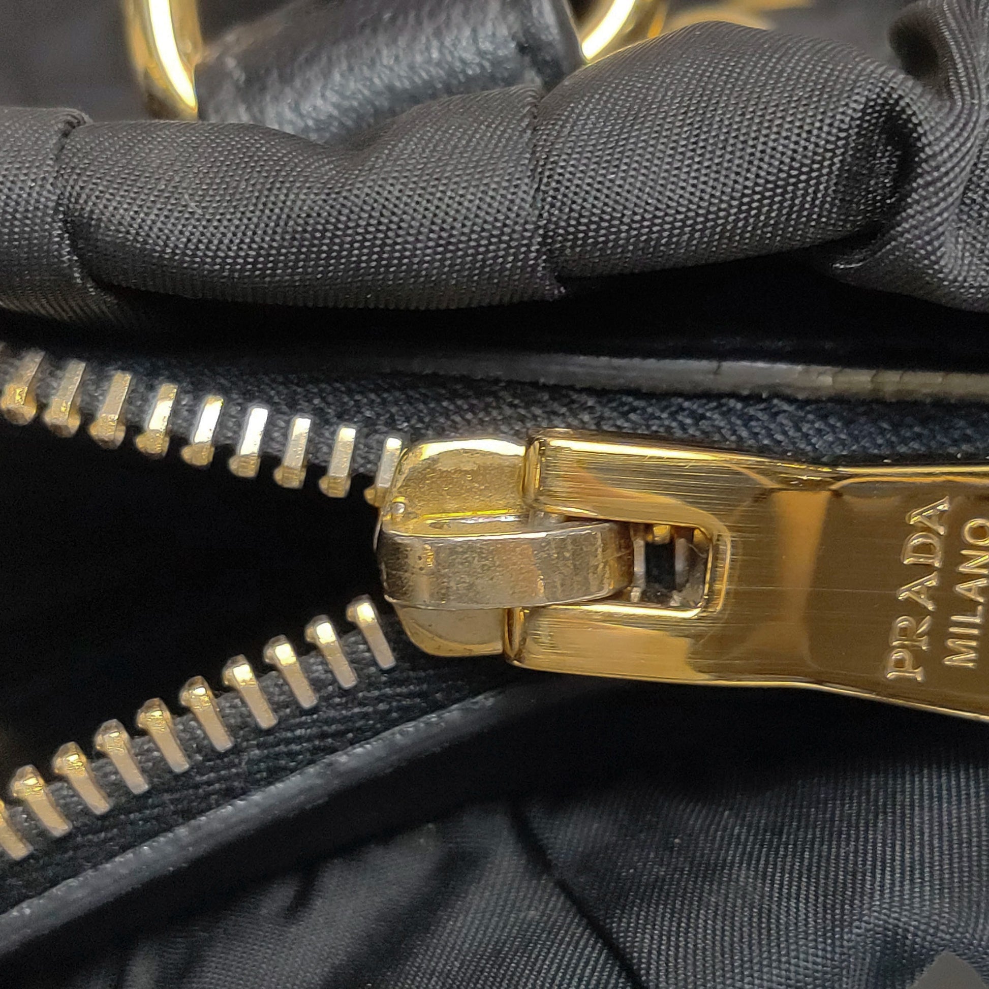 Prada Gaufre East West Shoulder Bag