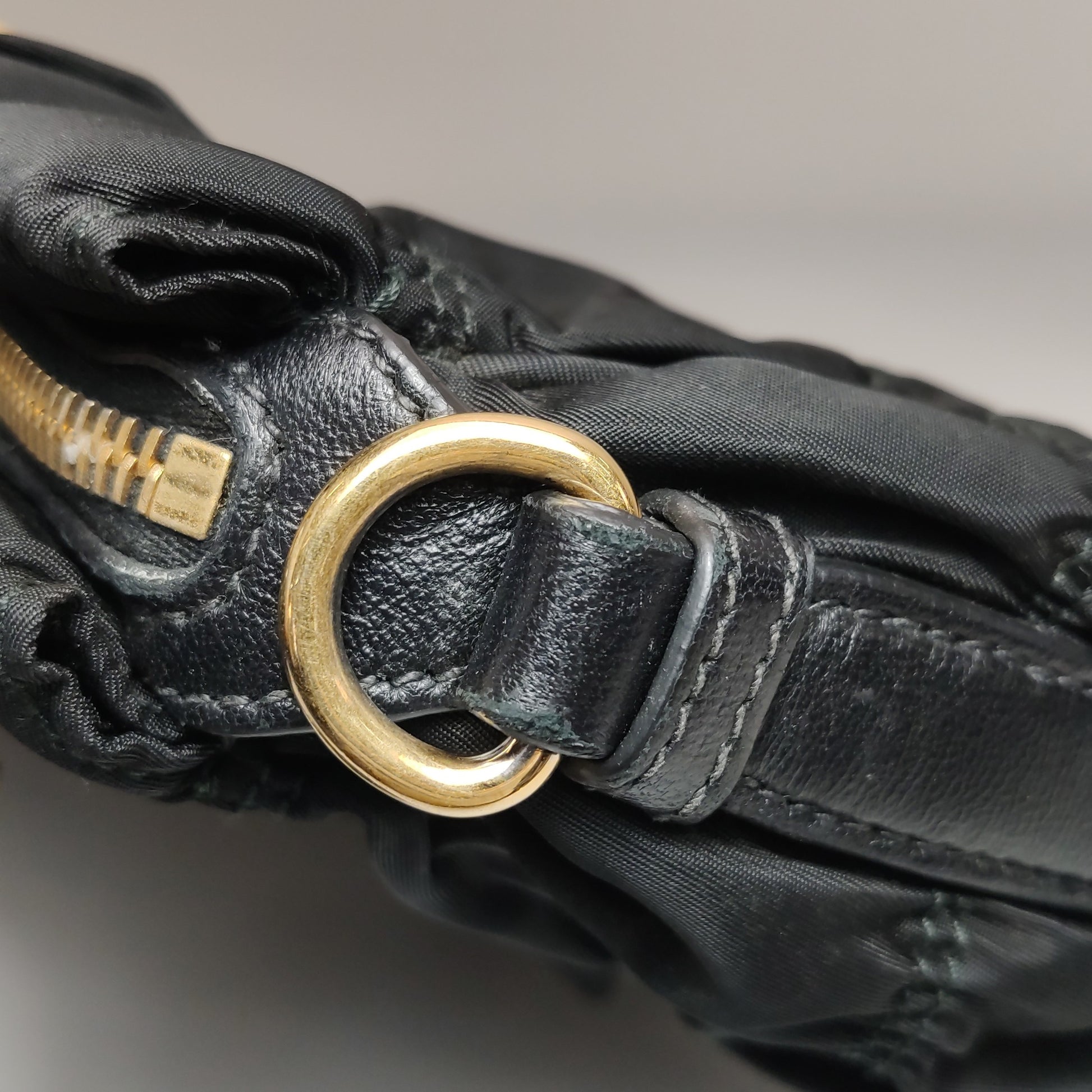 Prada Gaufre East West Shoulder Bag