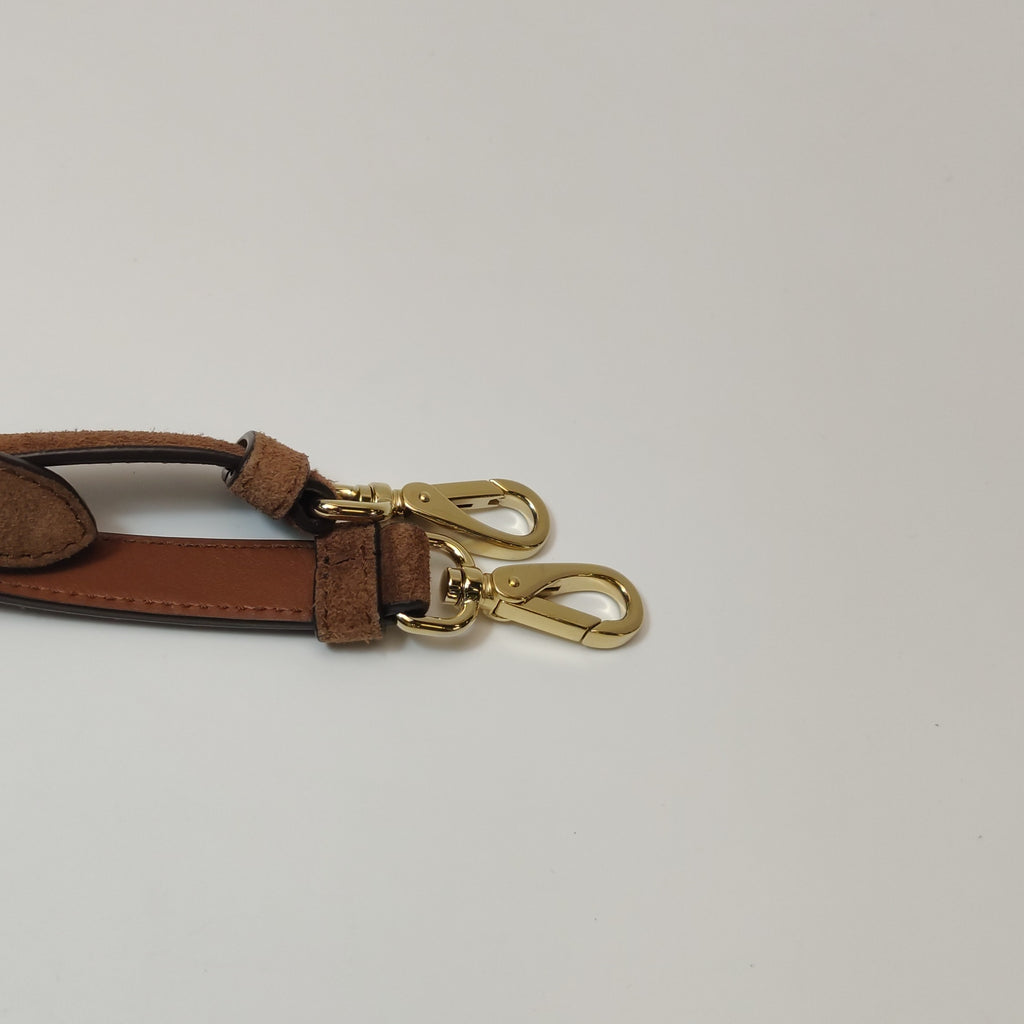 Prada Bonnie Large Suede Brown
