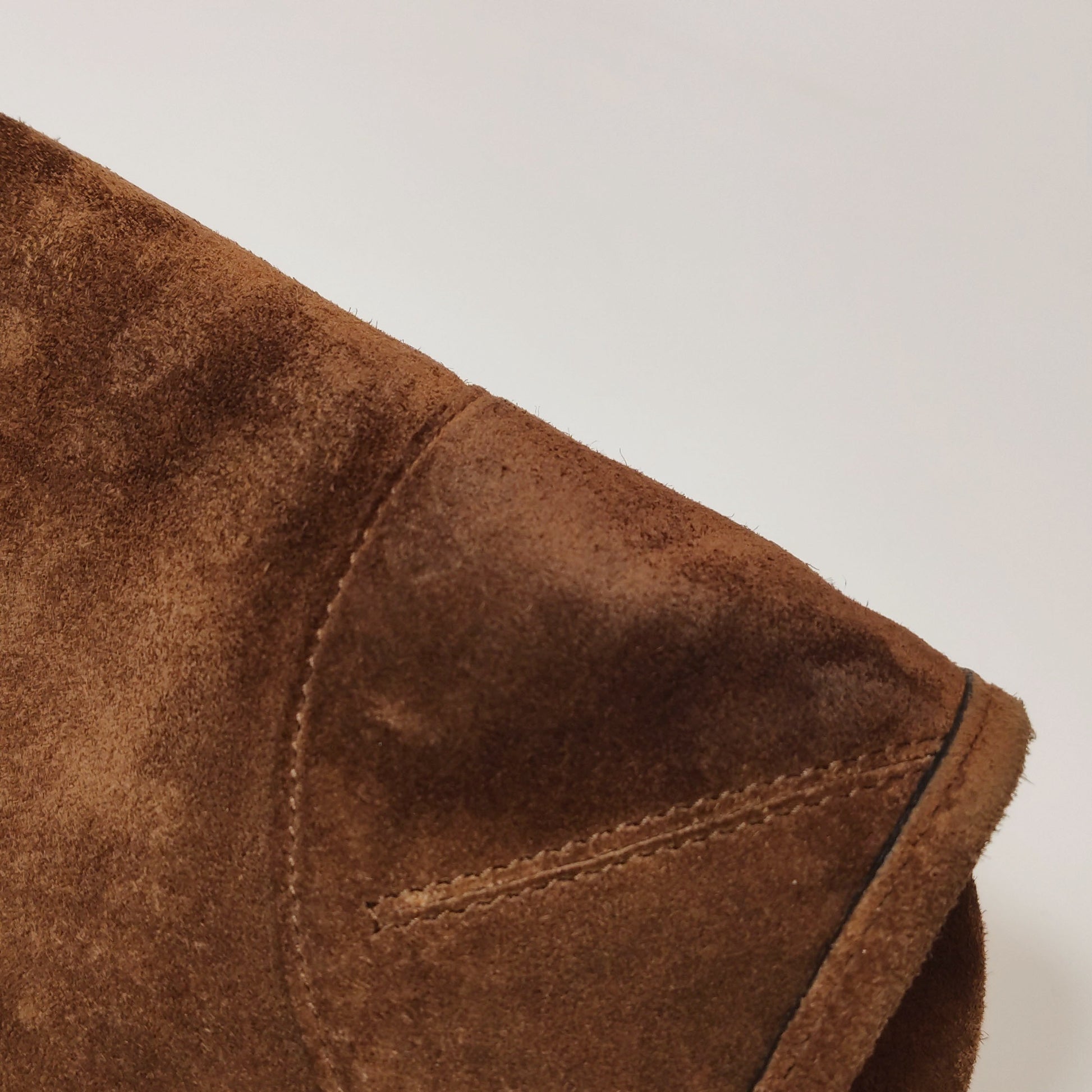 Prada Bonnie Large Suede Brown