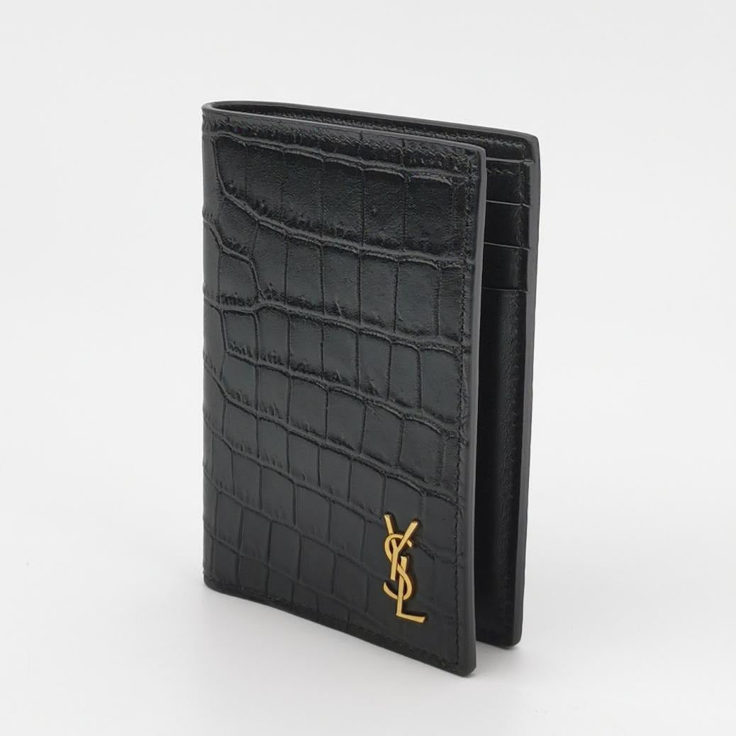 Saint Laurent Tiny Cassandre Passport Holder
