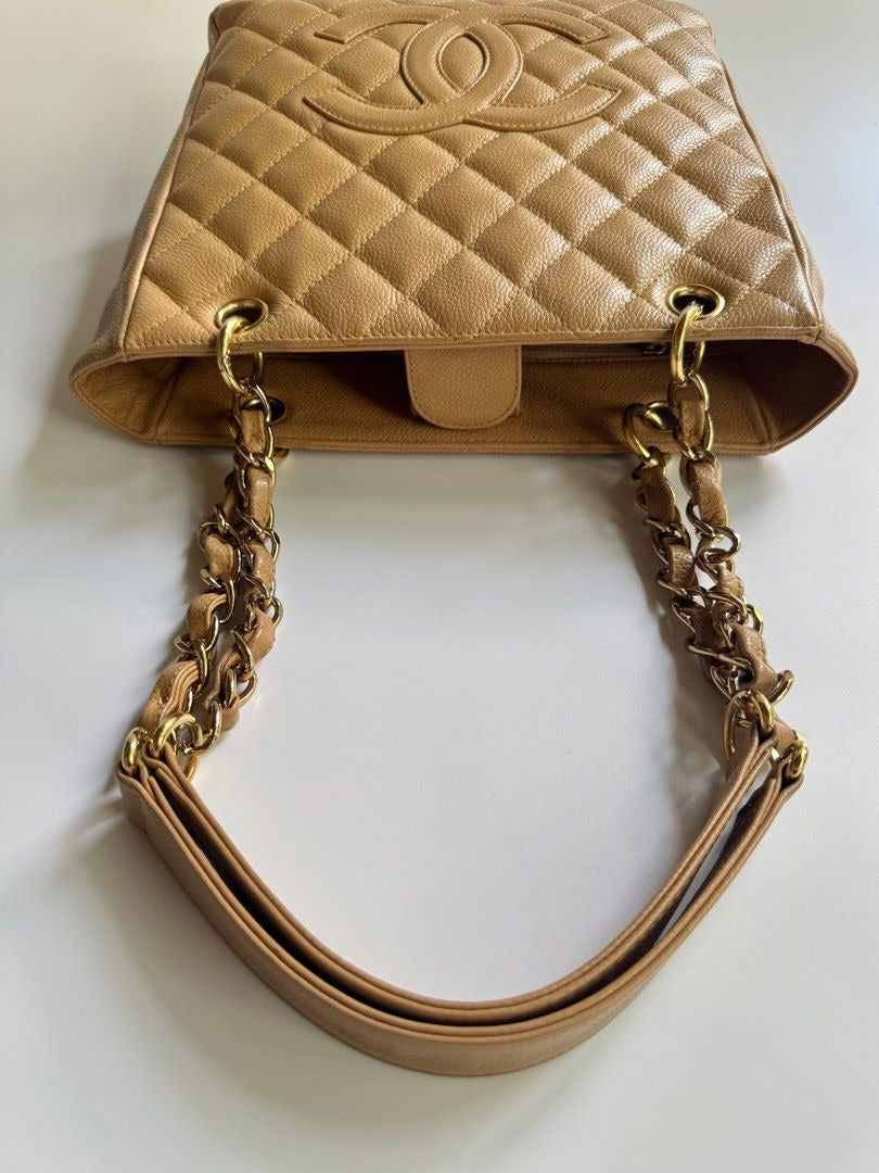 Chanel Petite Shopping Tote Caviar