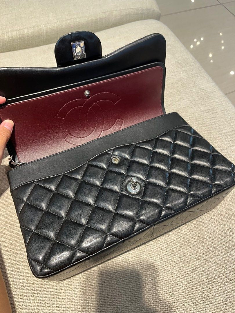 Chanel Double Flap Jumbo Lambskin