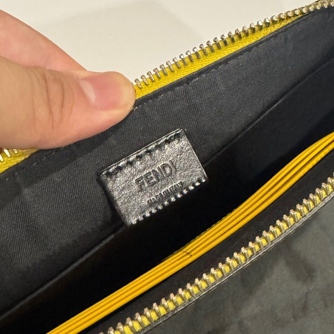 Fendi Zucchino FF Clutch