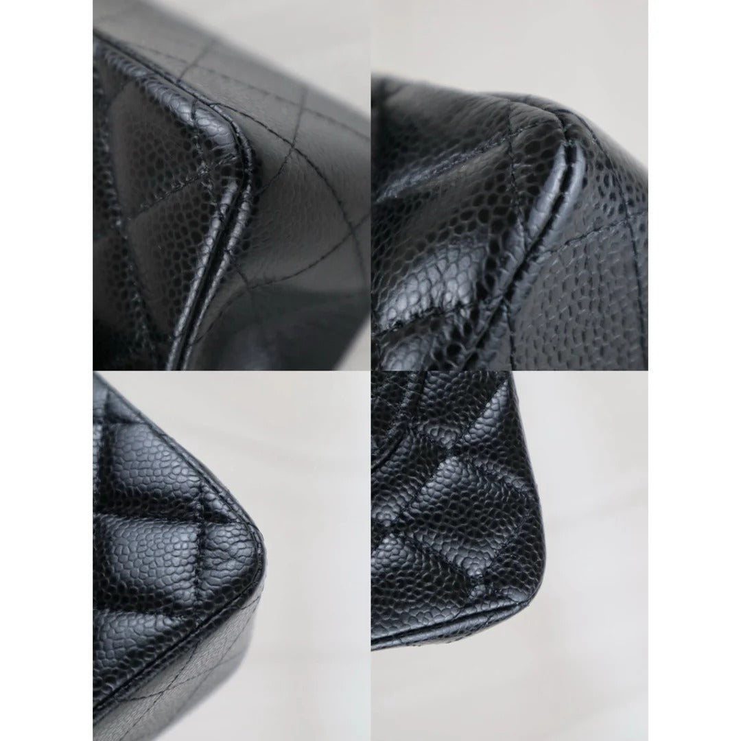 Chanel Double Flap Small Caviar