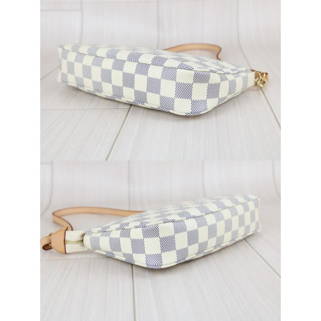 Louis Vuitton	Pochette NM Damier Azur