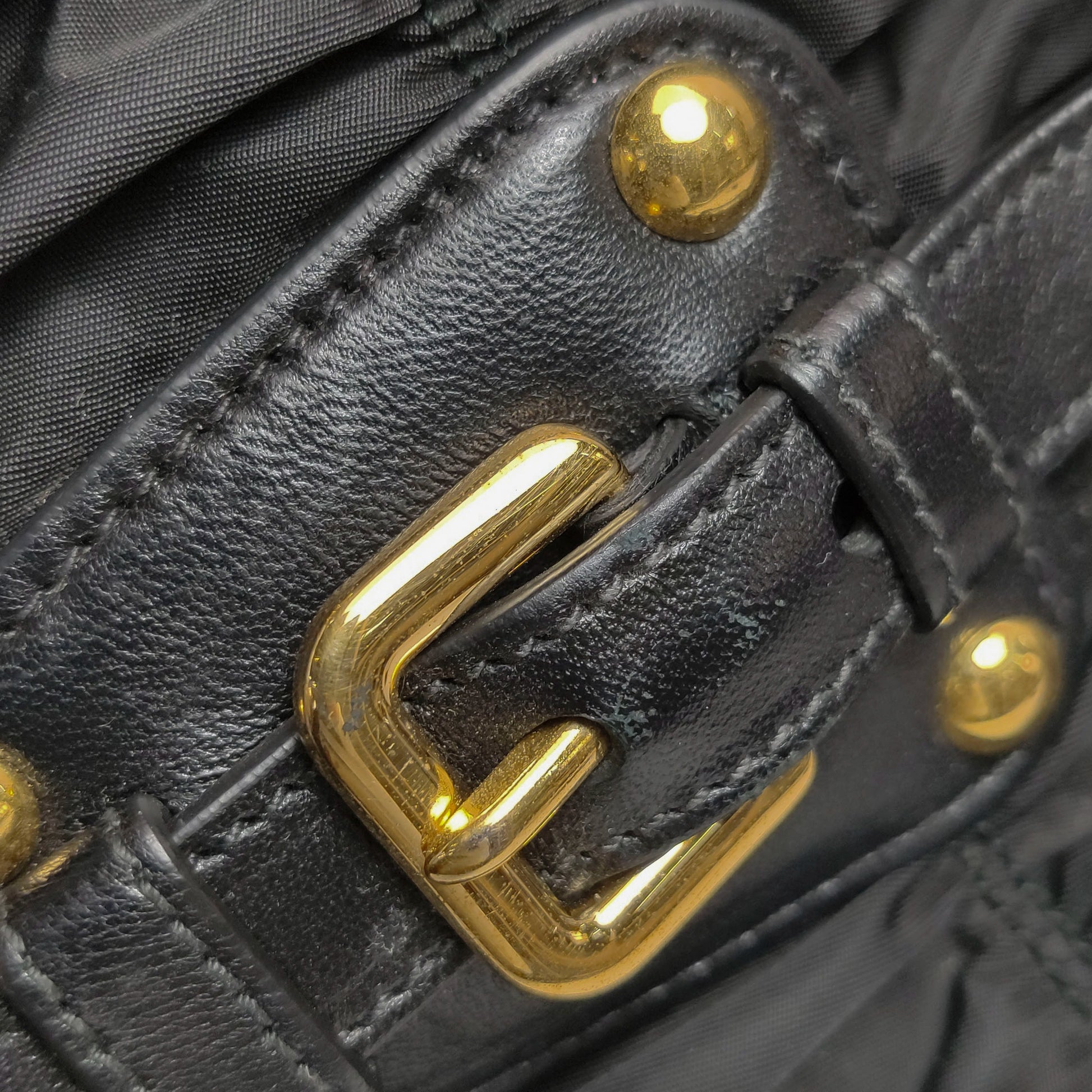 Prada Gaufre East West Shoulder Bag