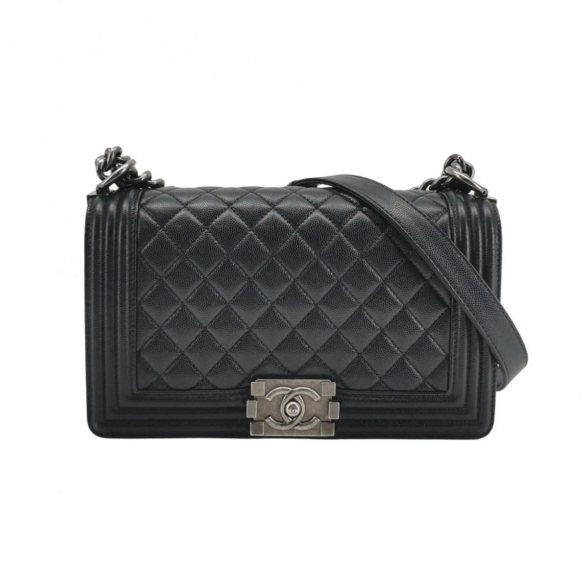 Chanel Boy Medium Caviar RHW