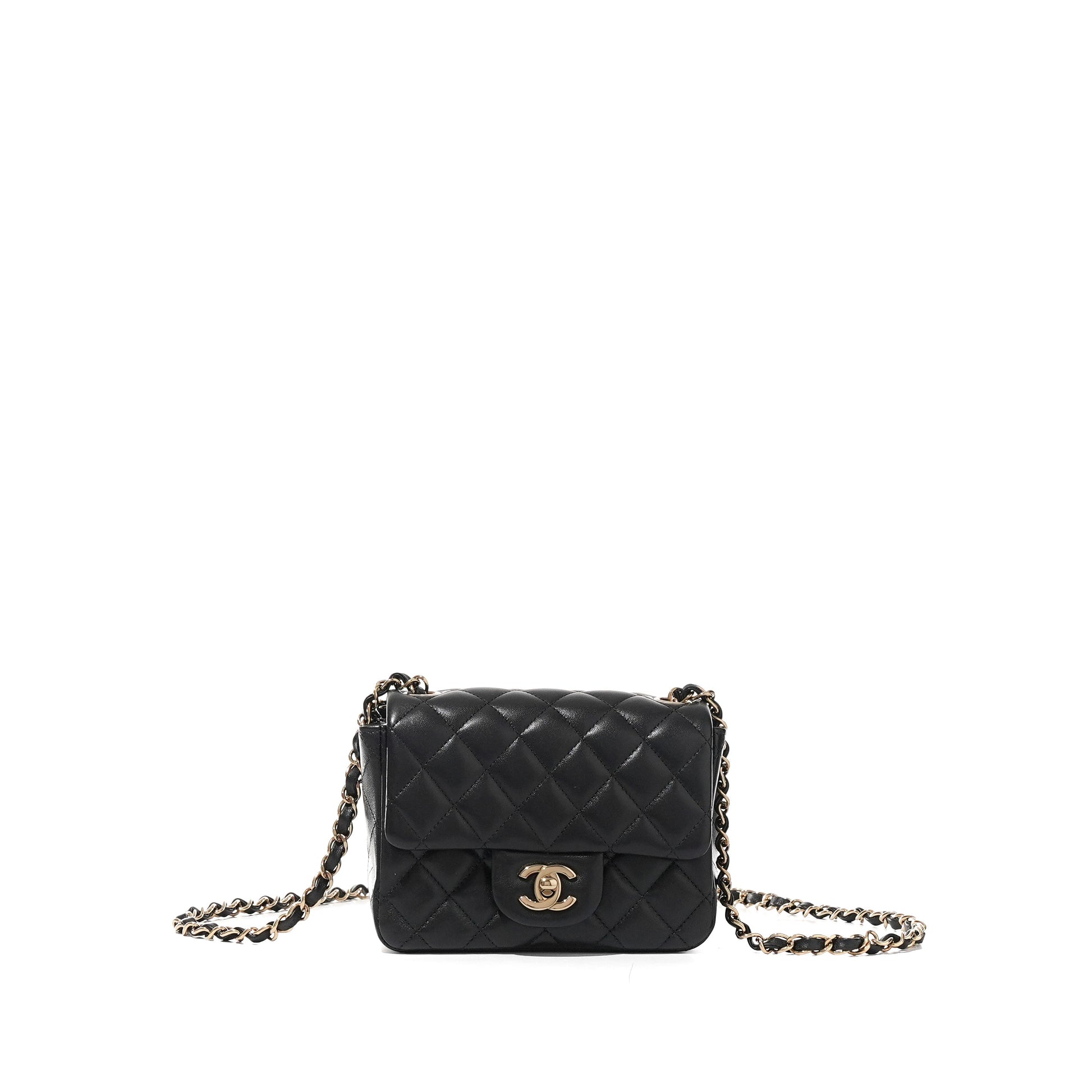 Chanel Mini Square Classic Flap Lambskin