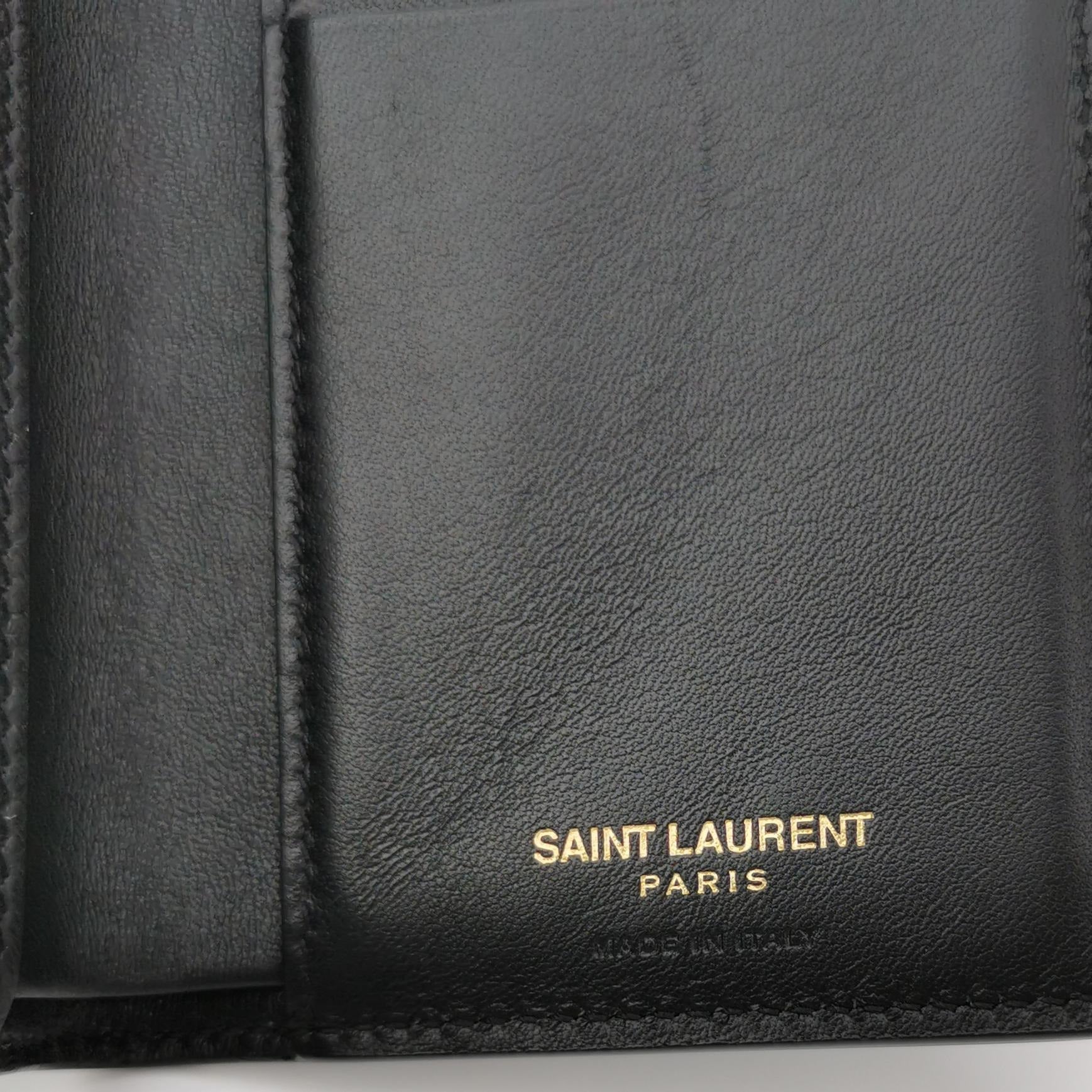 Saint Laurent Tiny Cassandre Passport Holder
