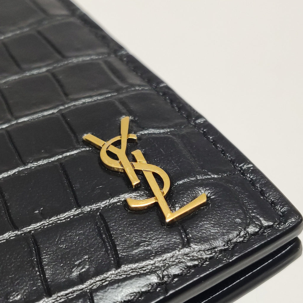 Saint Laurent Tiny Cassandre Passport Holder