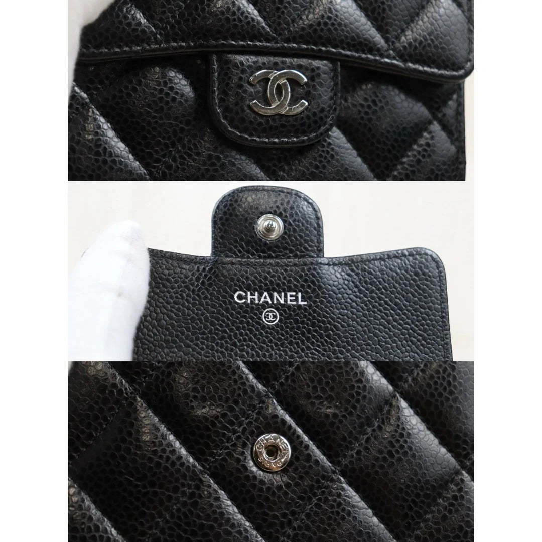 Chanel Small Flap Wallet Caviar