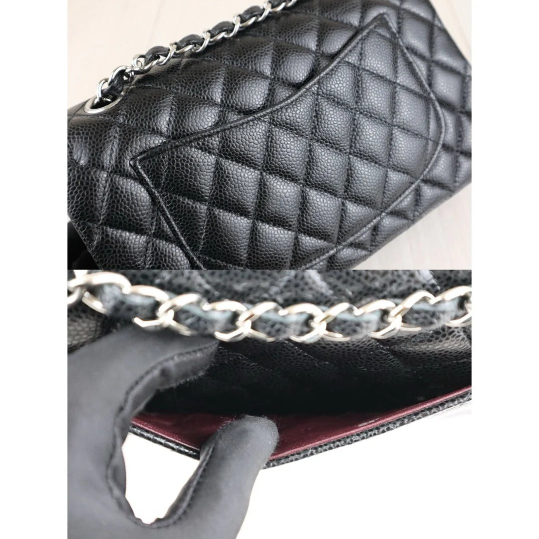 Chanel Double Flap Small Caviar