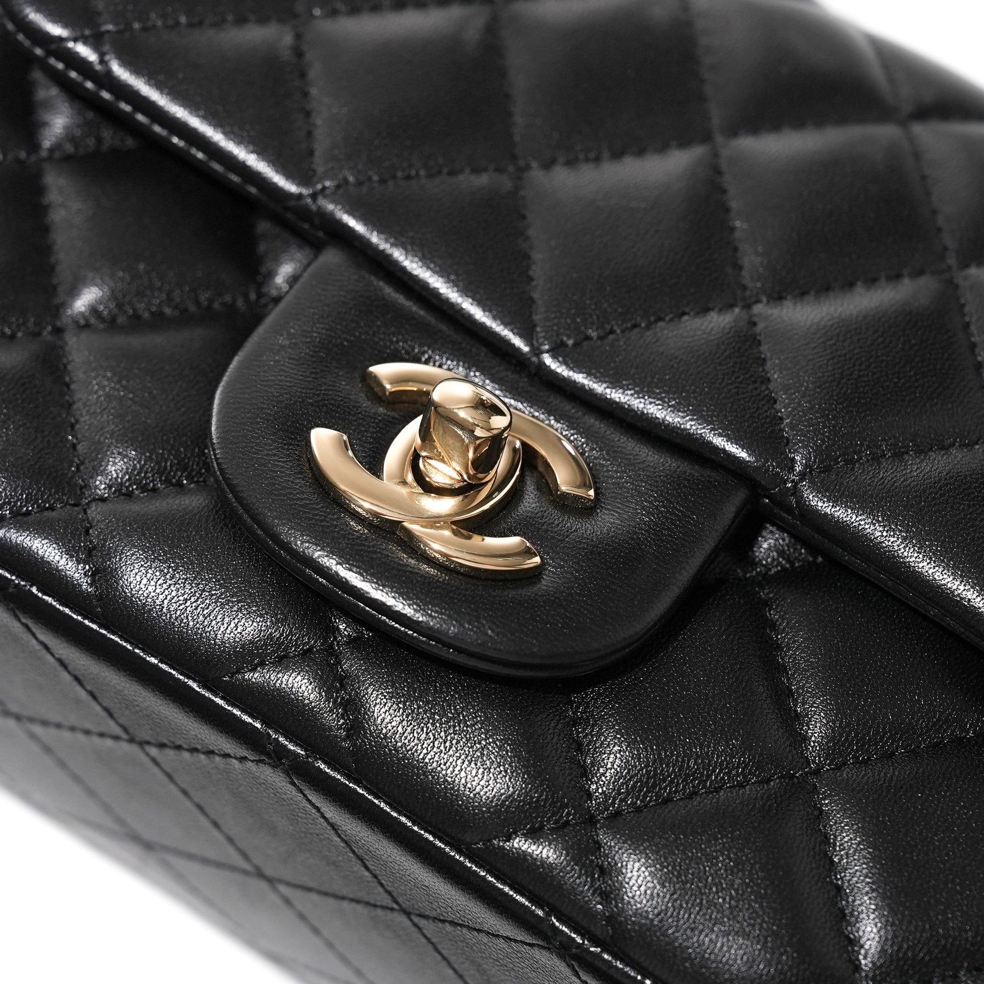 Chanel Mini Square Classic Flap Lambskin