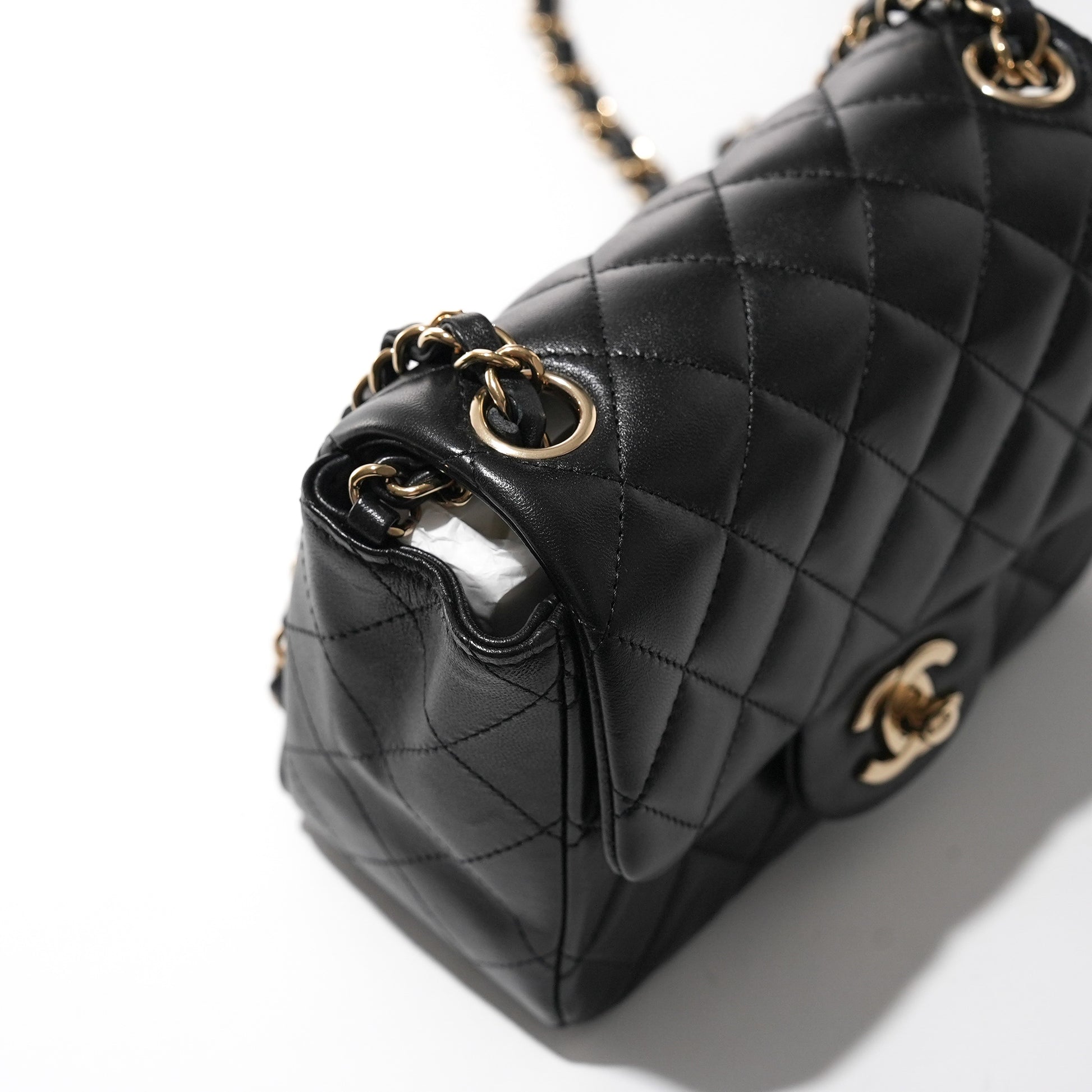 Chanel Mini Square Classic Flap Lambskin