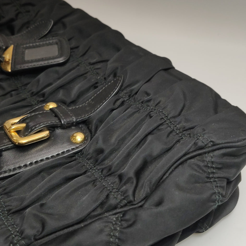 Prada Gaufre East West Shoulder Bag