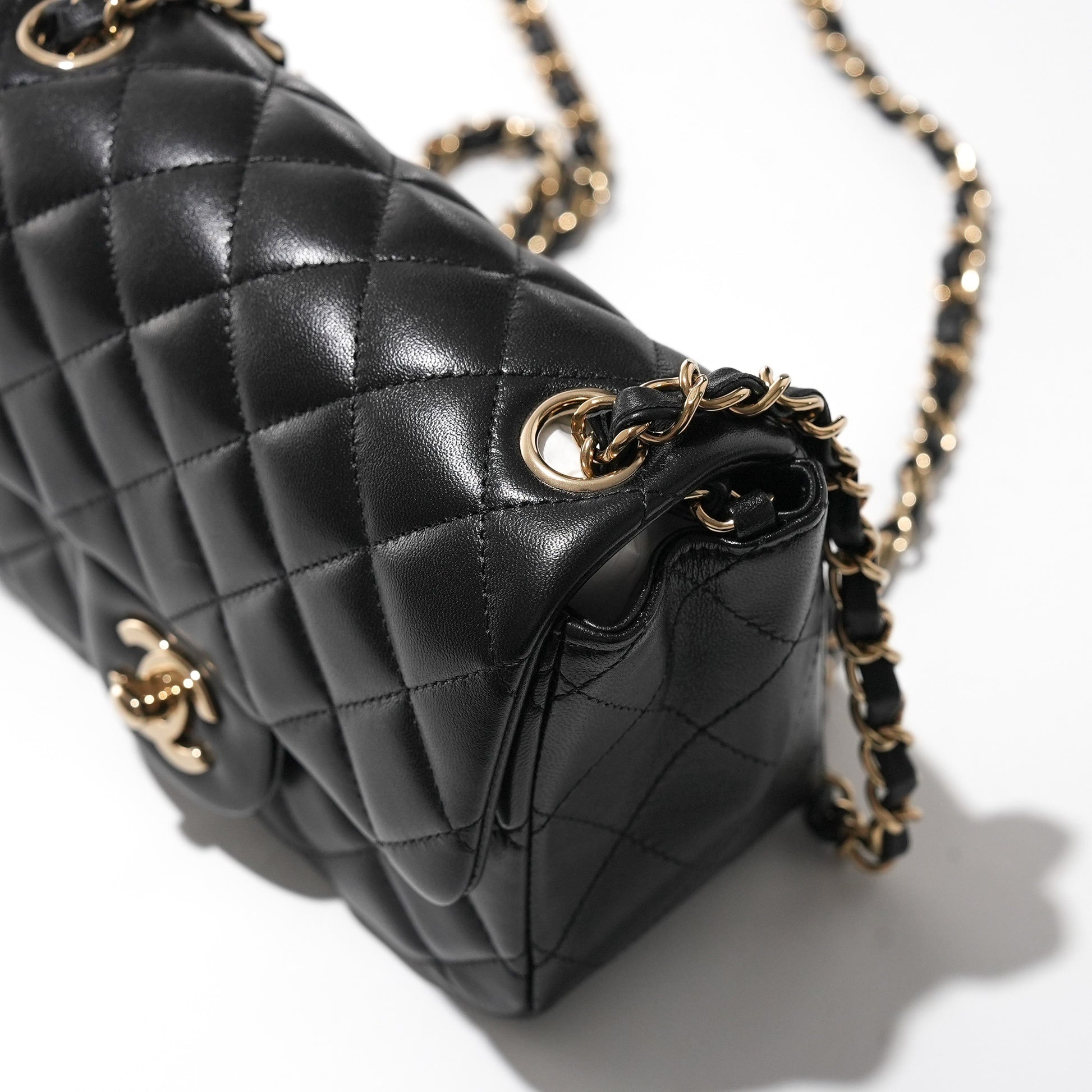 Chanel Mini Square Classic Flap Lambskin