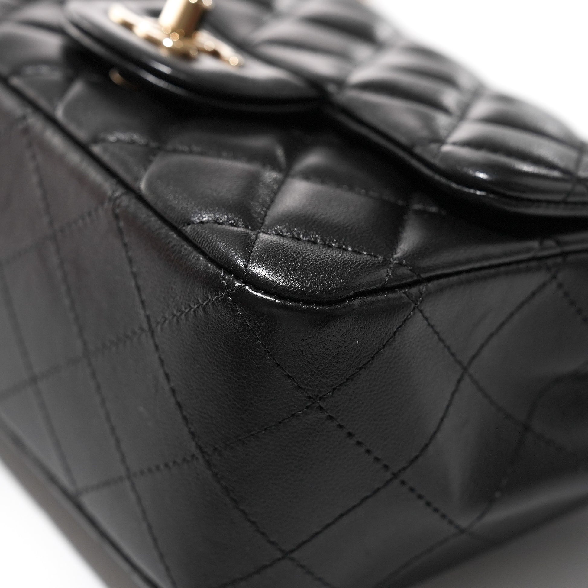 Chanel Mini Square Classic Flap Lambskin