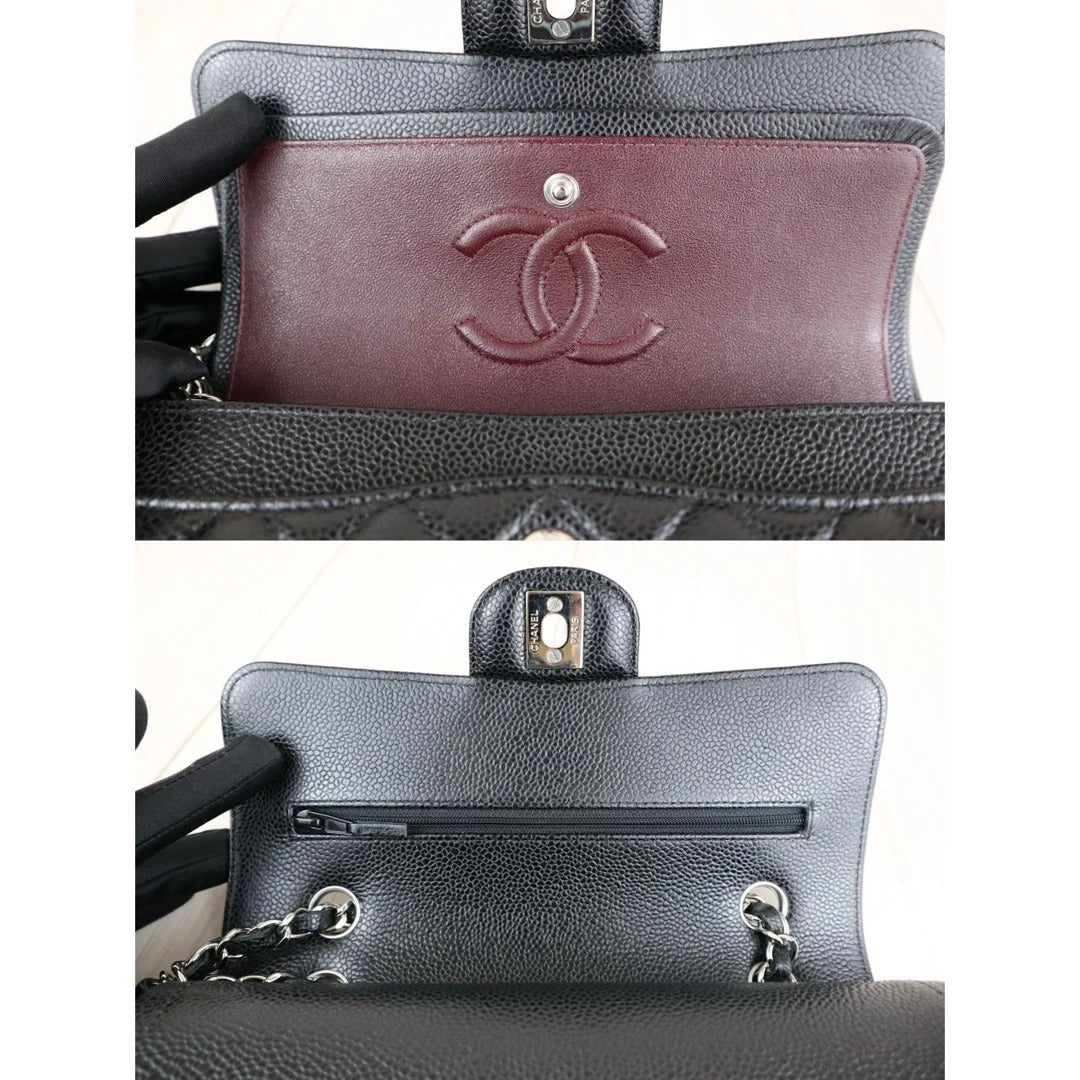 Chanel Double Flap Small Caviar
