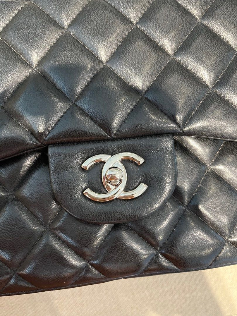 Chanel Double Flap Jumbo Lambskin