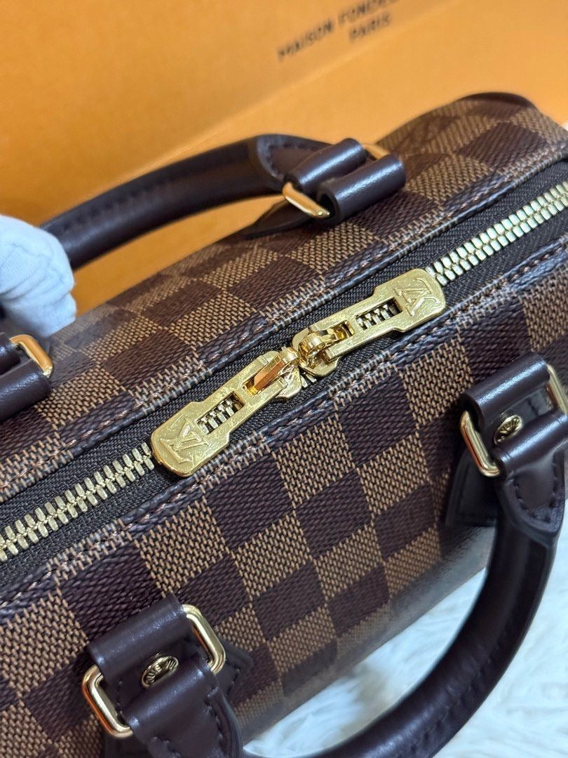 Louis Vuitton Speedy 20 Bandouliere Damier Ebene