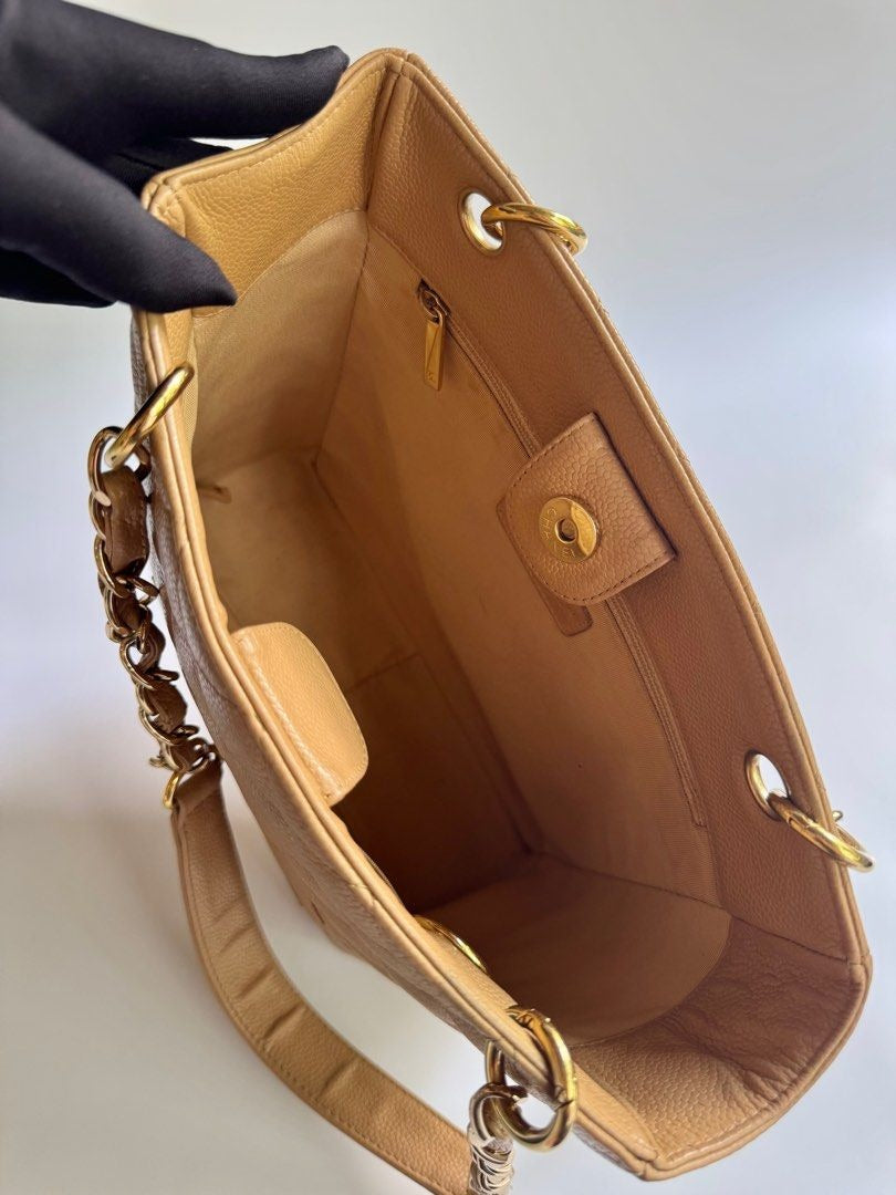 Chanel Petite Shopping Tote Caviar